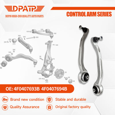 El brazo de control inferior 4F0407693B 4F0407694B para el brazo de control de la suspensión delantera del Audi A6 C6