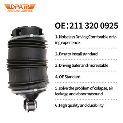 DPATP E-CLASA W211 Suspensión aerodinámica Muelle de aire trasero izquierda derecha 2113200925