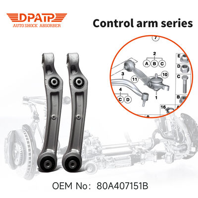Brazo de control del eje delantero 80A407151B 80D407152B para Audi A6 C8 Q5 Brazo de control de pista inferior