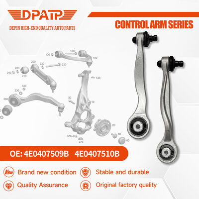 El brazo de control superior 4E0407509B 4E0407510B para los brazos de control completos Audi A6 C6